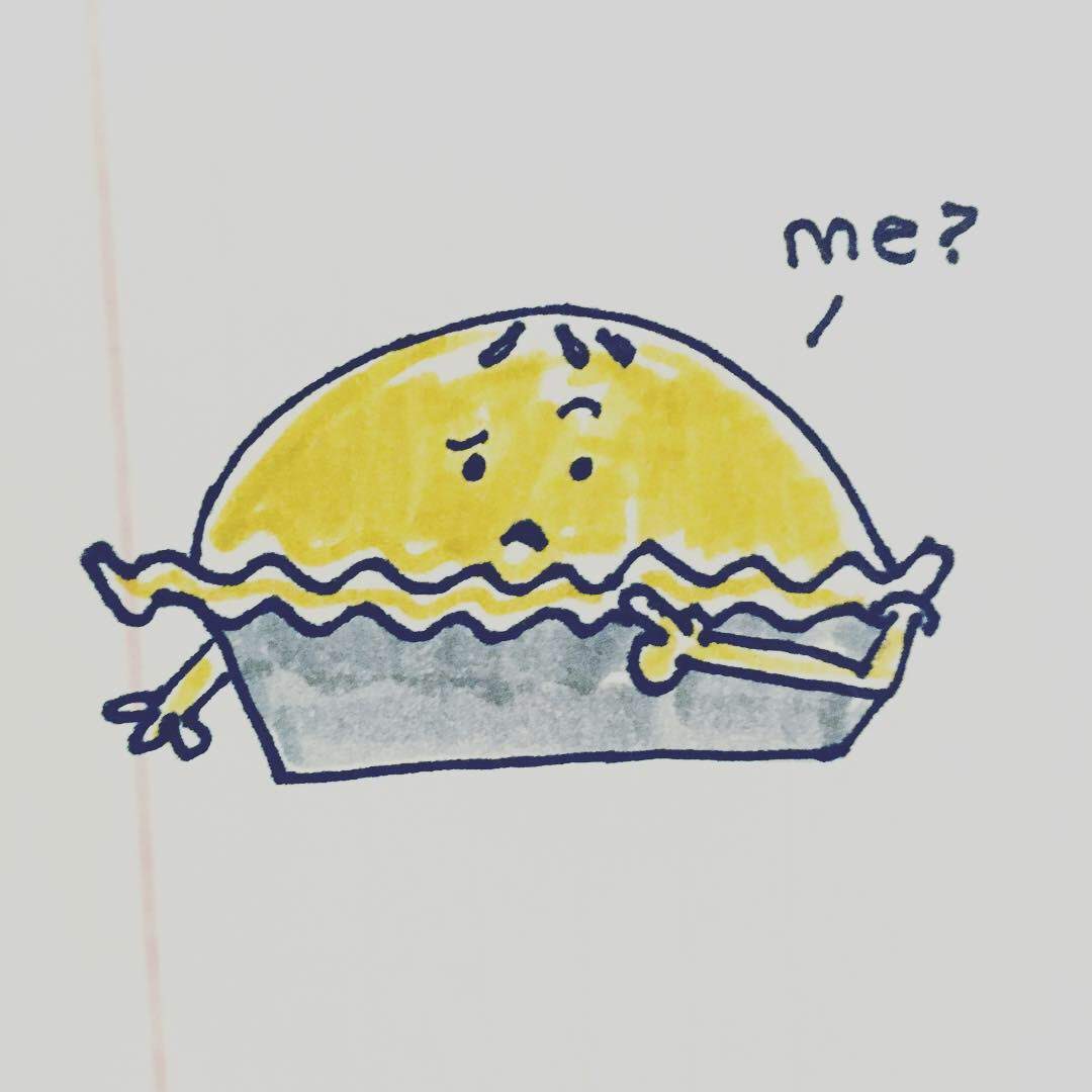 pie asking itself "me?"