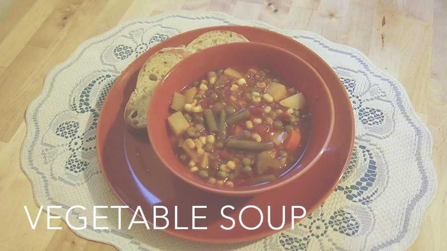 Vegetable soup to combat the cold