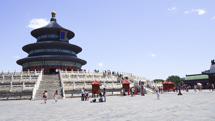 Temple of Heaven's hall of prayers for good harvest.